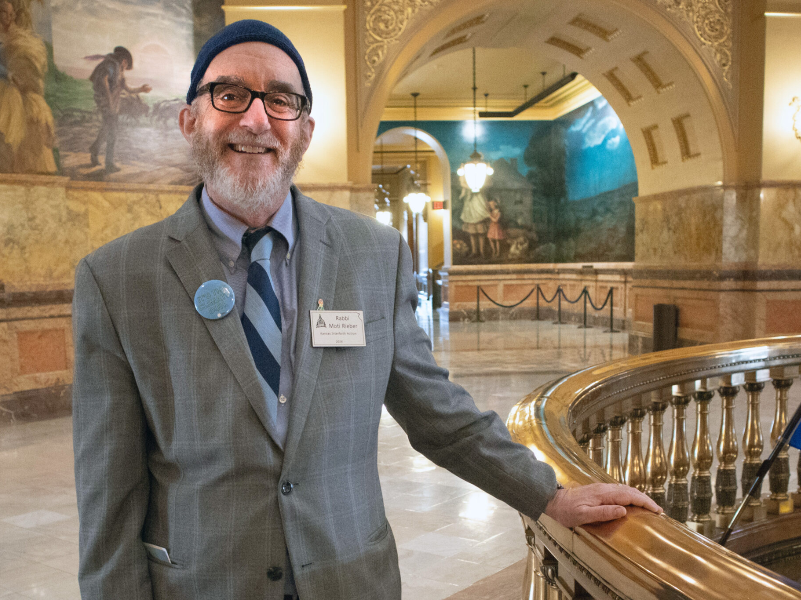 Reb Moti in the Kansas Reflector