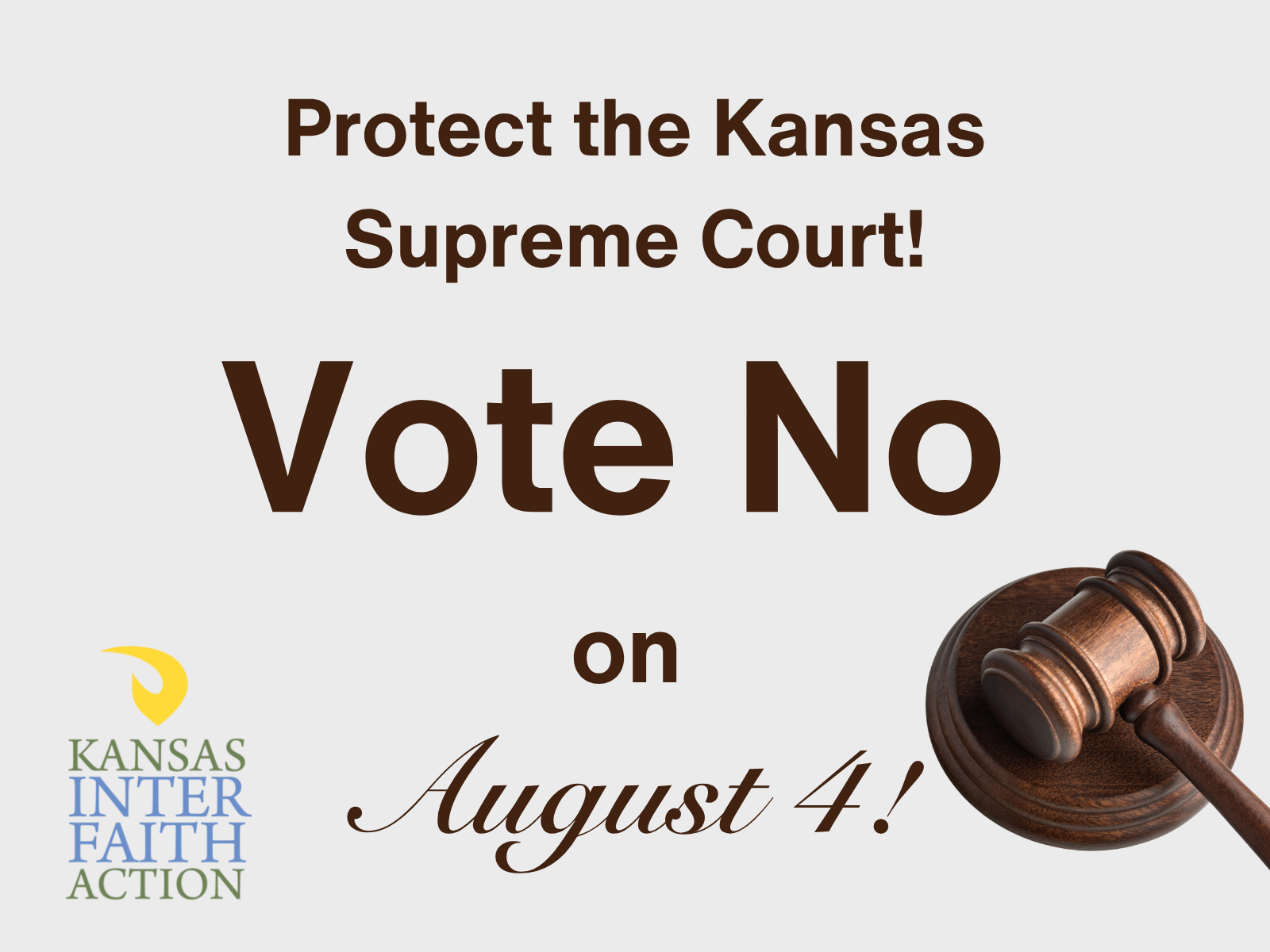 August 4 - Vote No!