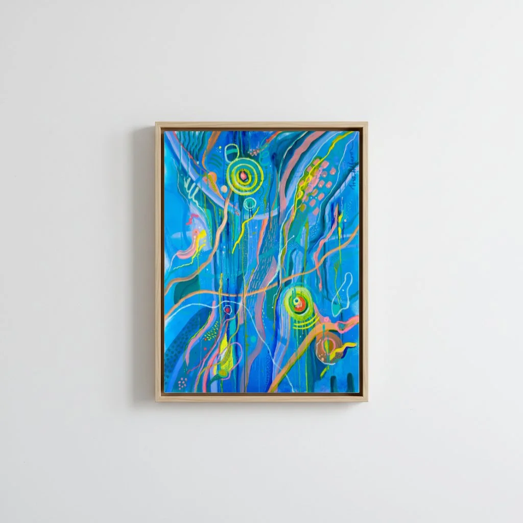 Regreso a las mareas del origen ~ 81x100 cm ~ 1,111€ 