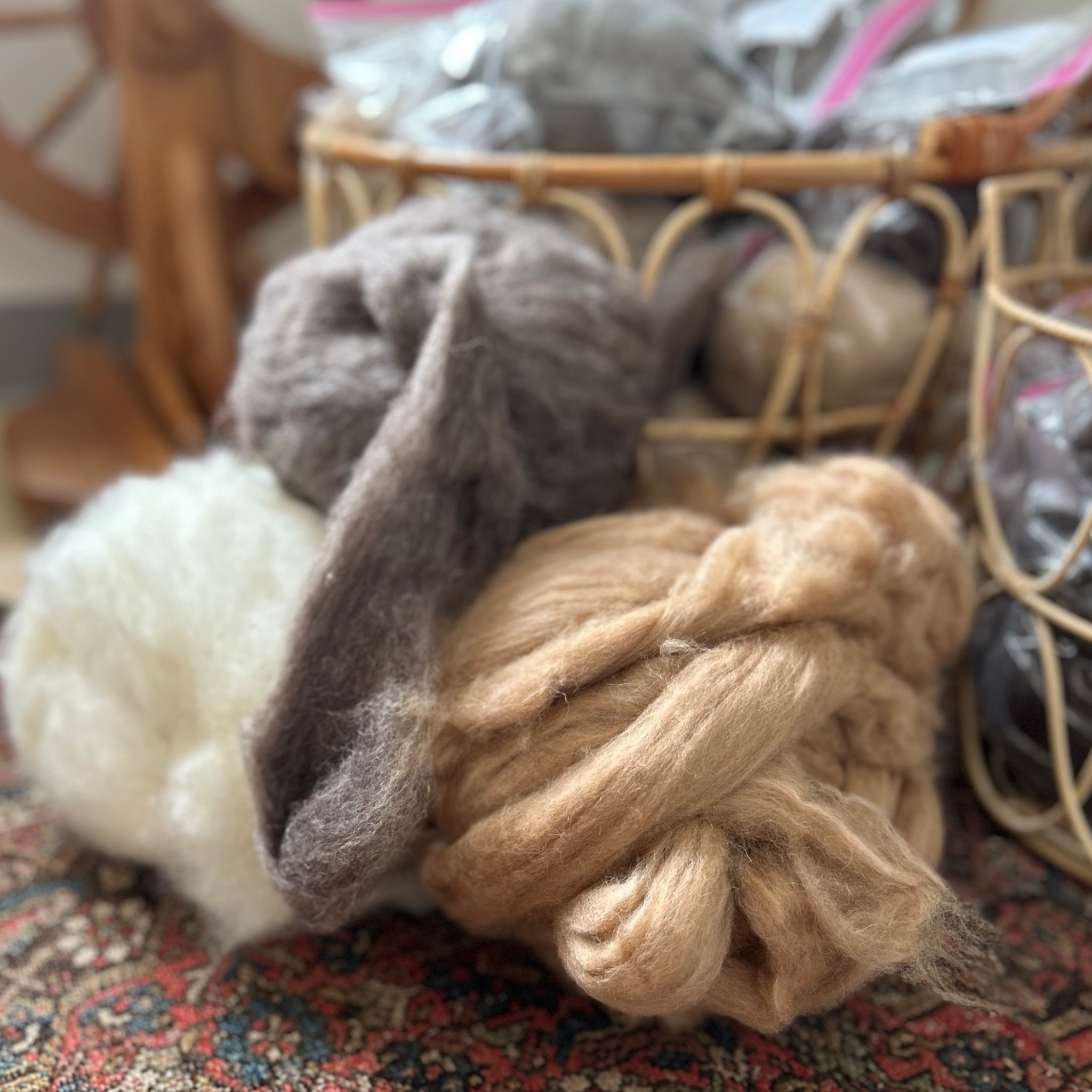 Spin a Flight of Fiber - Spinning Unusual Fiber with The Weaving Circle