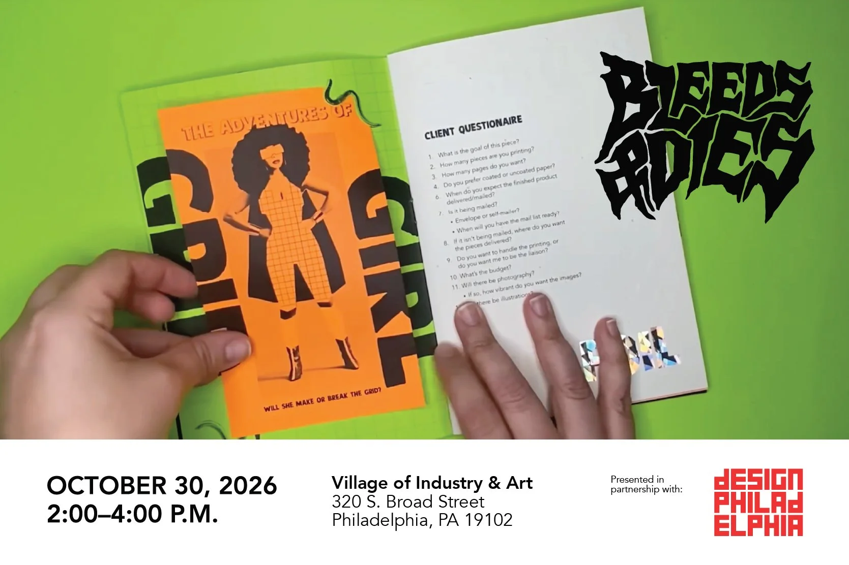 Bleeds and Dies: A Print Production Workshop
