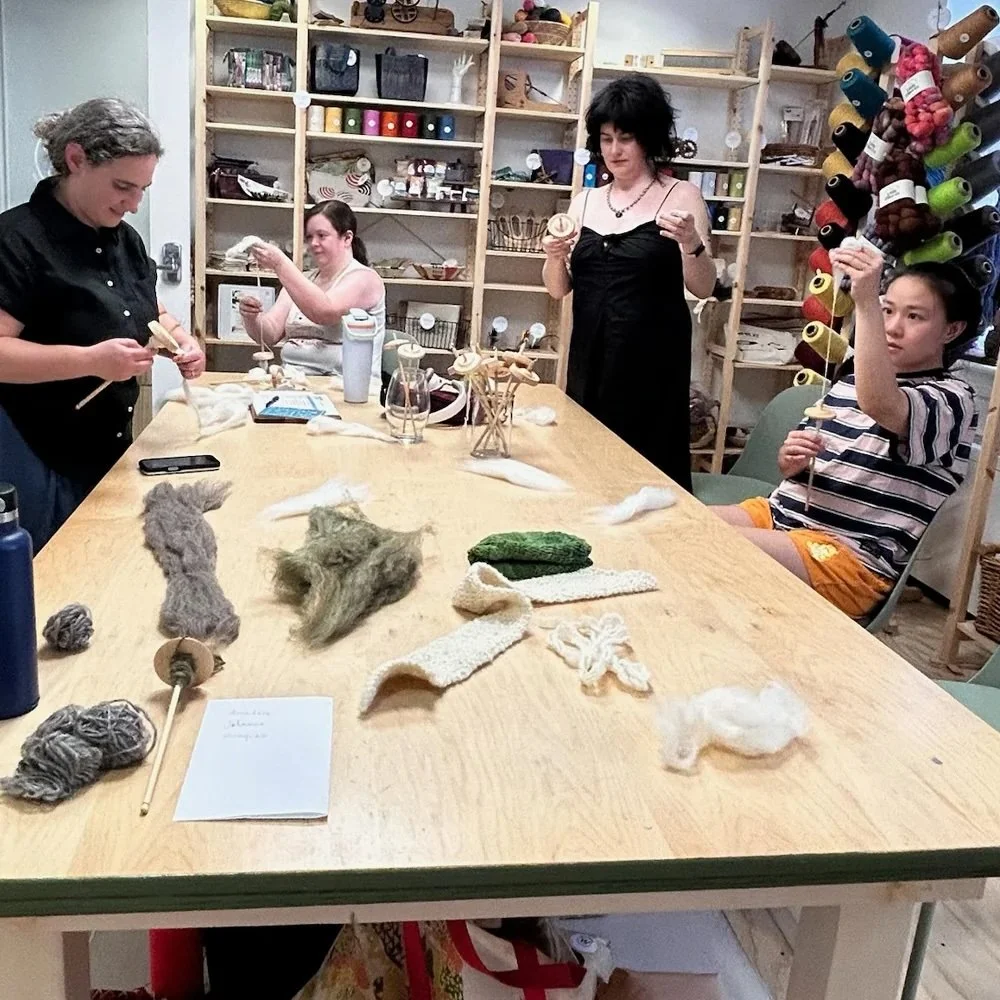The Weaving Circle: Drop Spindle for Beginners