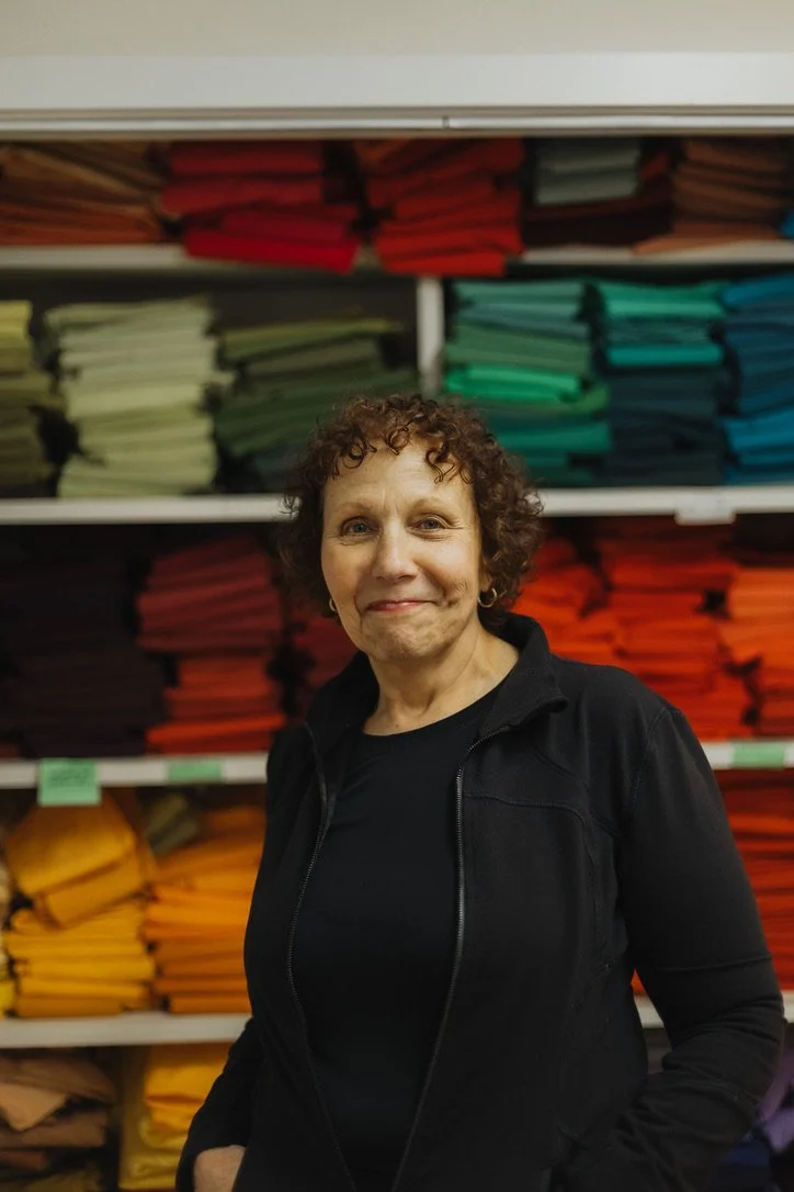 Gerri Spilka Studio artist, textiles + clothing, open by appointment, 
multimedia, woman owned 