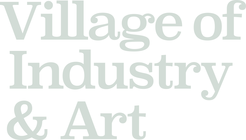 Village of Industry and Art text logo