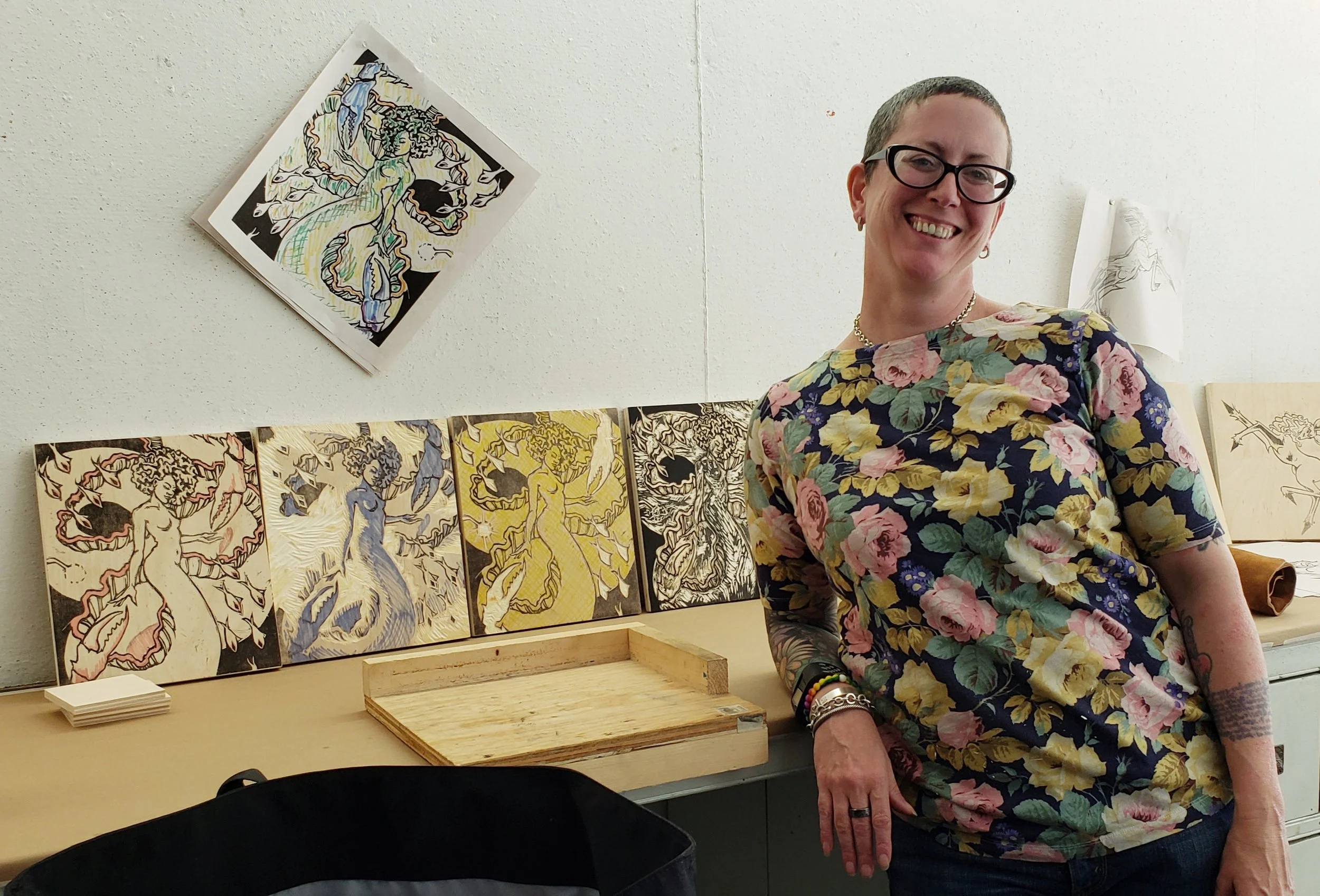 BH Demon Printmaker   artist, printmaking, professional services, classes + workshops, 
retail, woman owned 