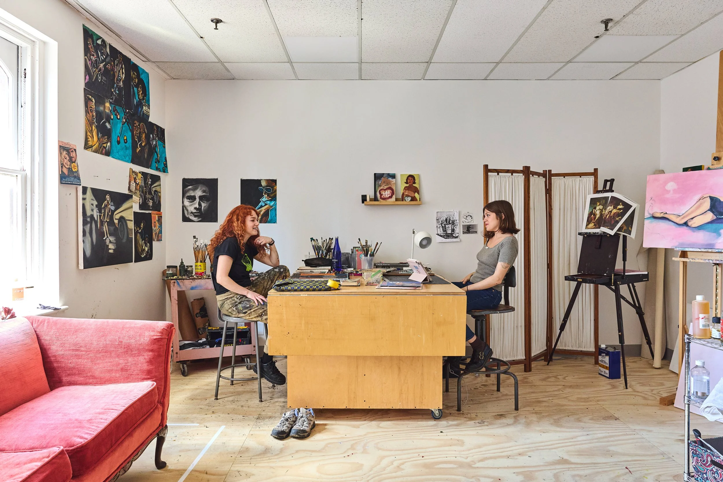 Charlotte Davis-Hup and Madeline Guido, artists