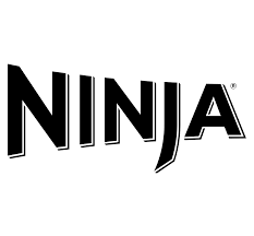 Ninja logo in bold black letters