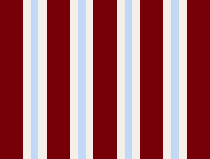 Close-up of a cloth with a striped pattern of red, white, and blue vertical lines.