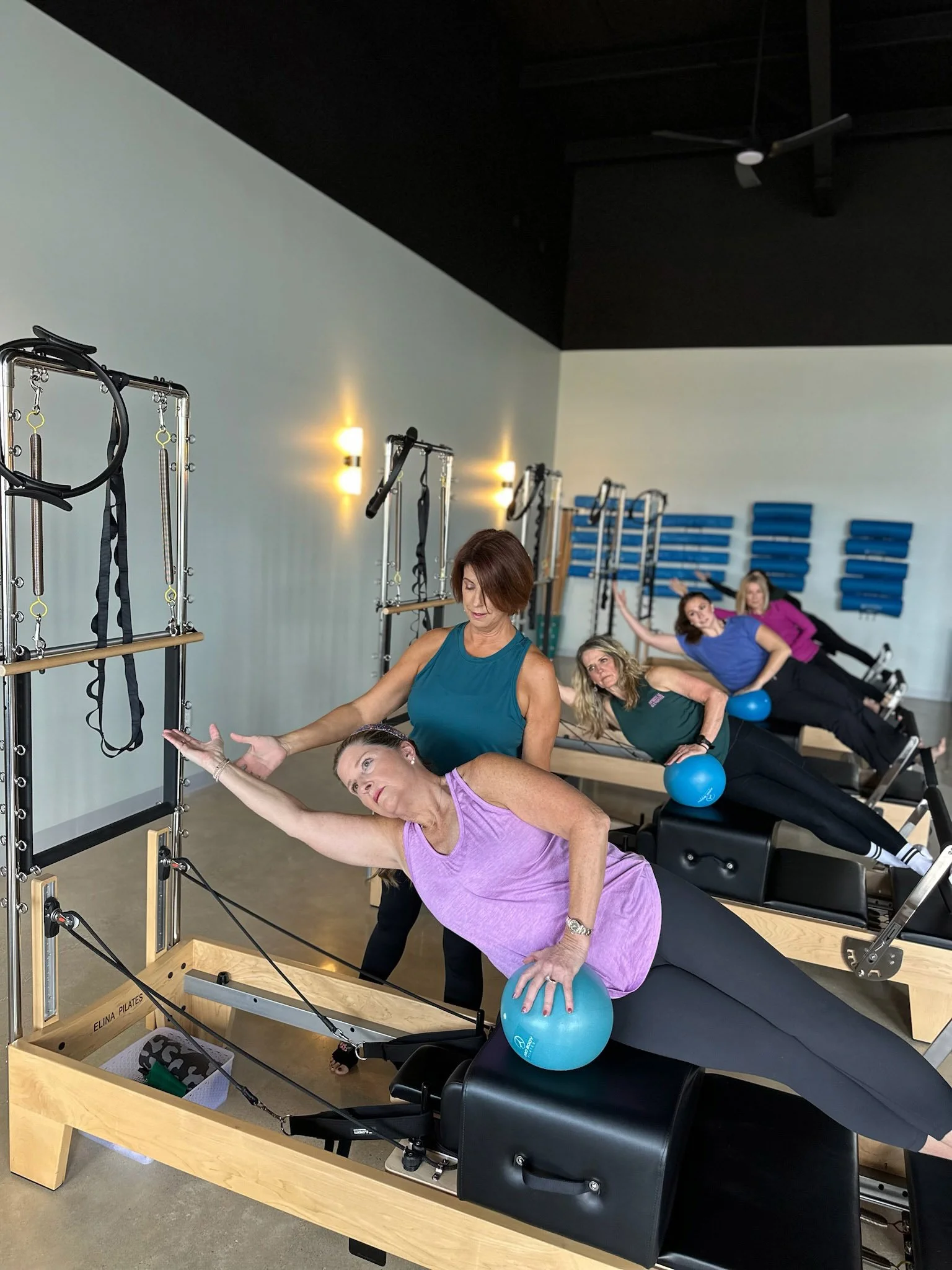 Reformer Pilates class at Body & Soul Pilates in Gluckstadt, MS