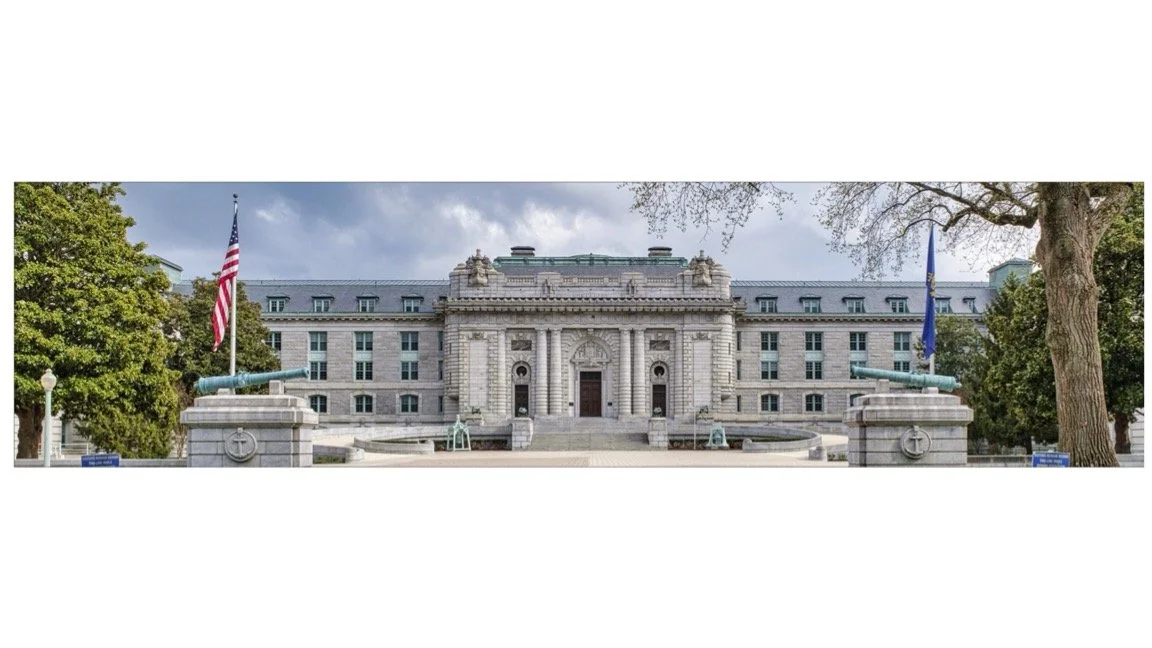 Panoramic Bancroft Hall Photo for Double Diploma Frame