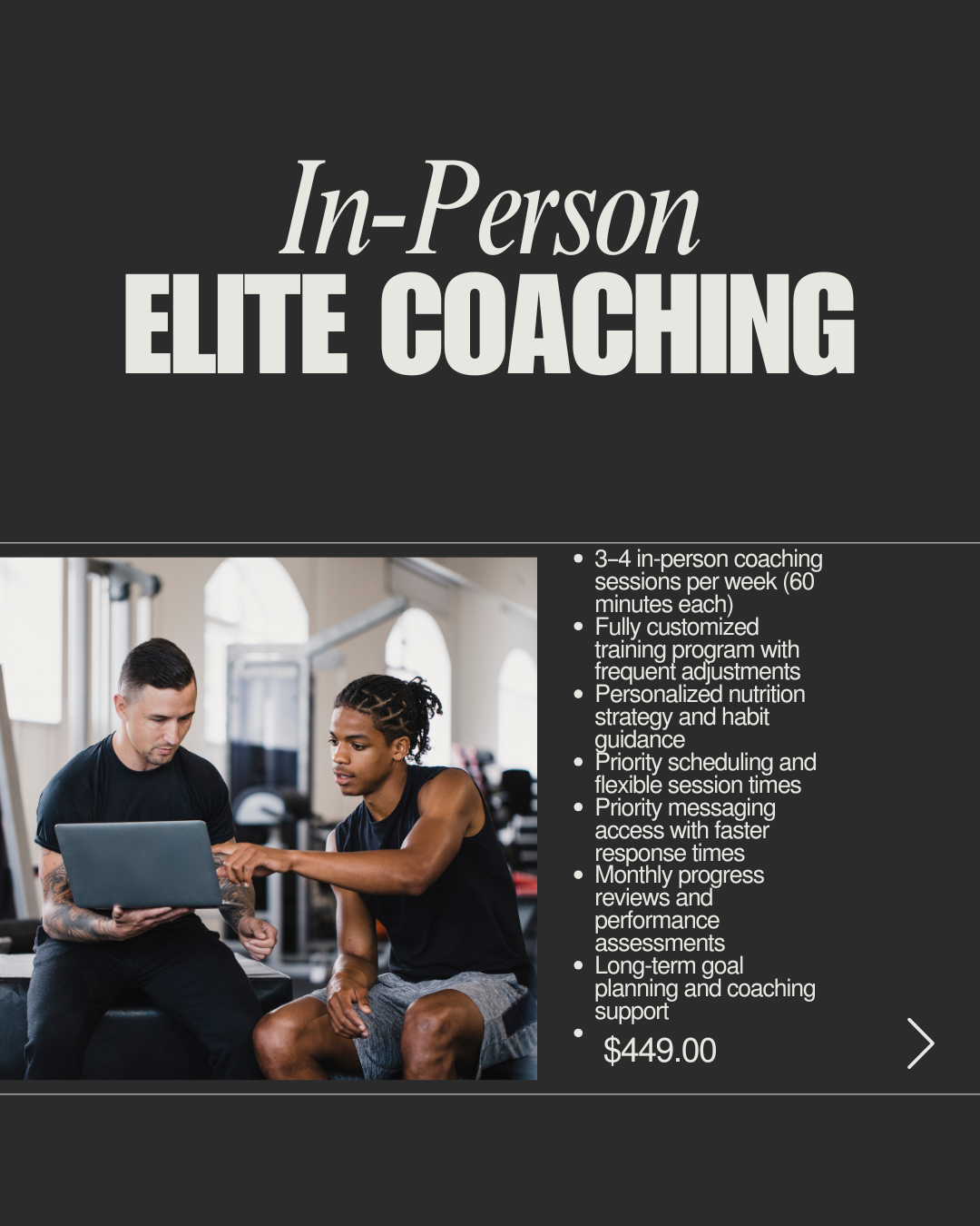 In-Person Elite Coaching