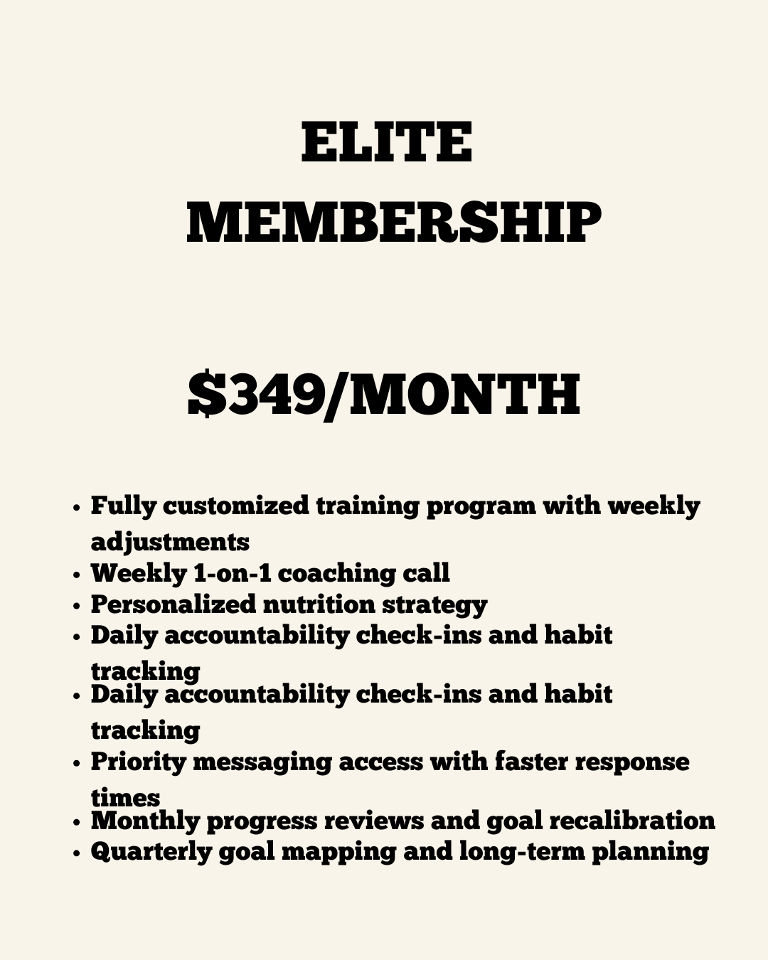 ELITE MEMBERSHIP