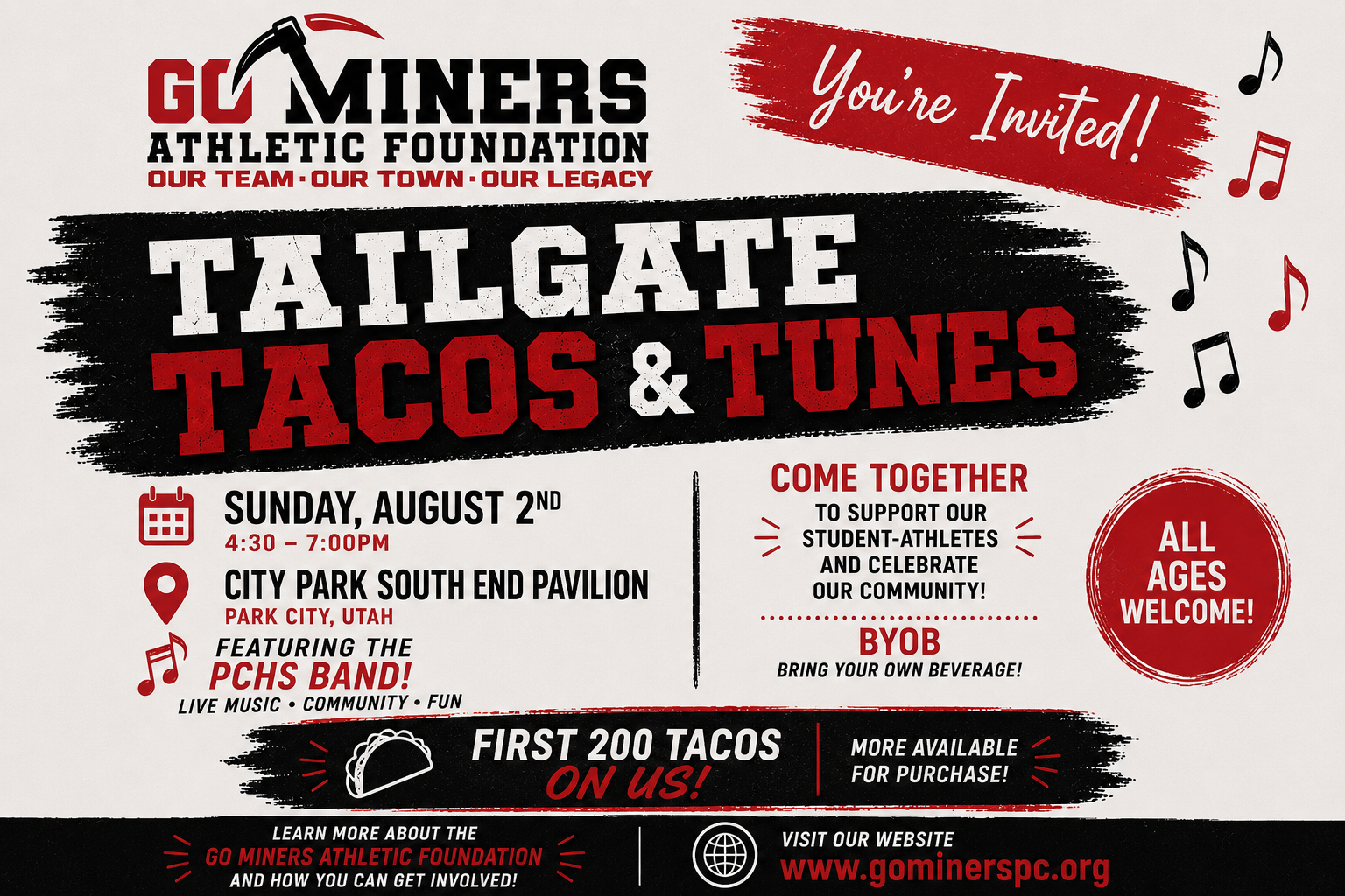 Tailgate, Tacos &amp; Tunes