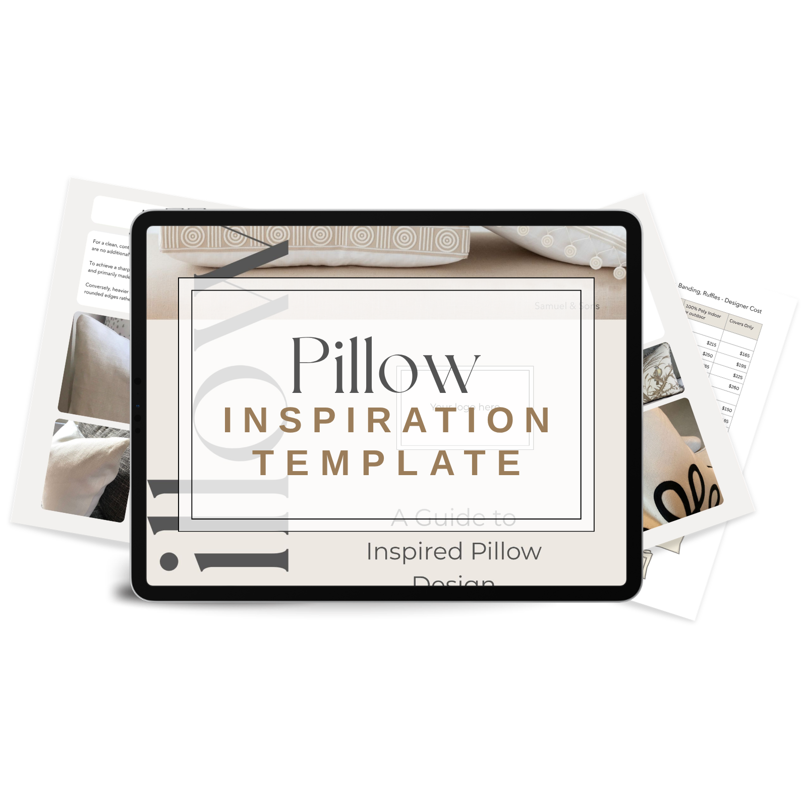 Custom Pillow Design Template