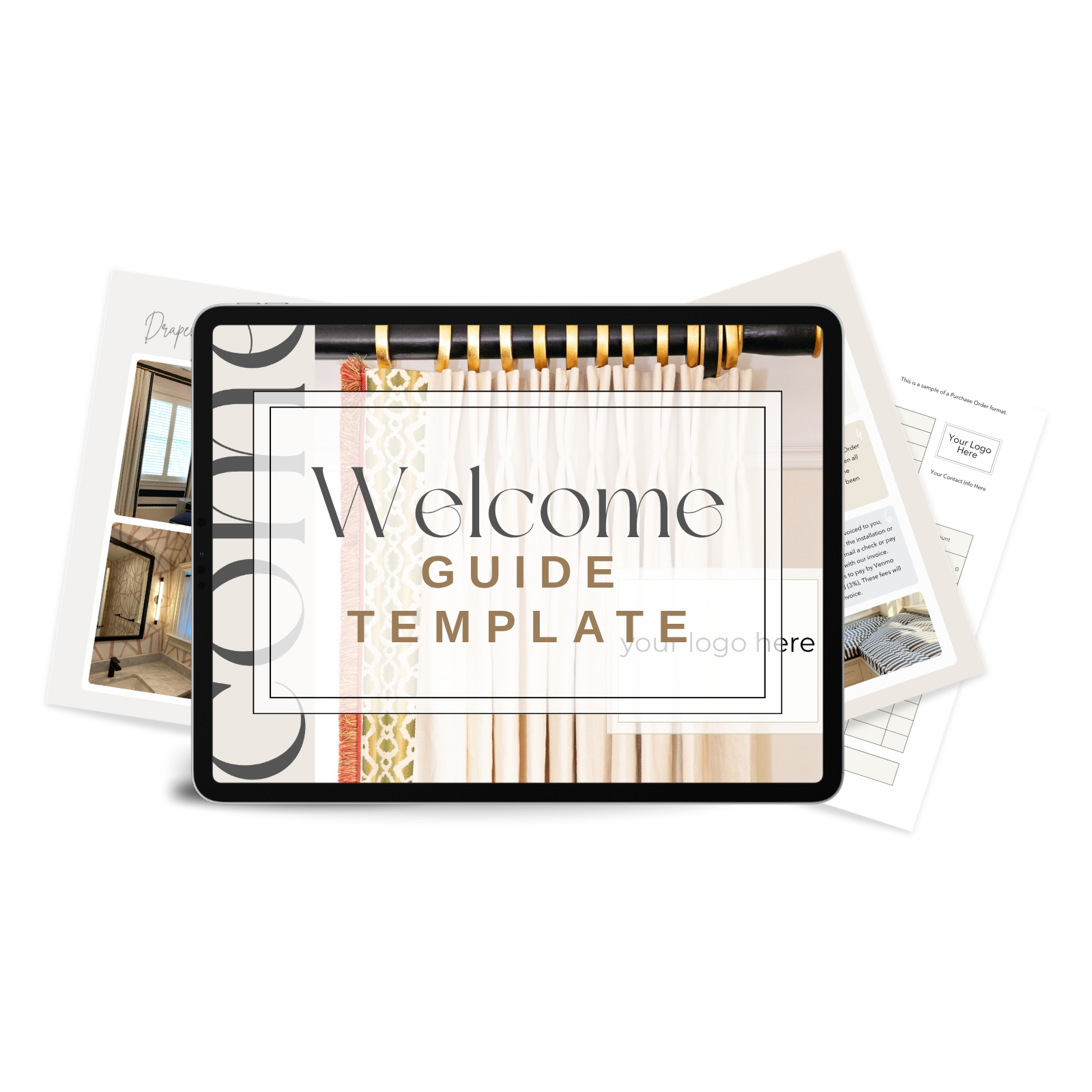 Welcome Guide Templates for Window Treatment Professionals