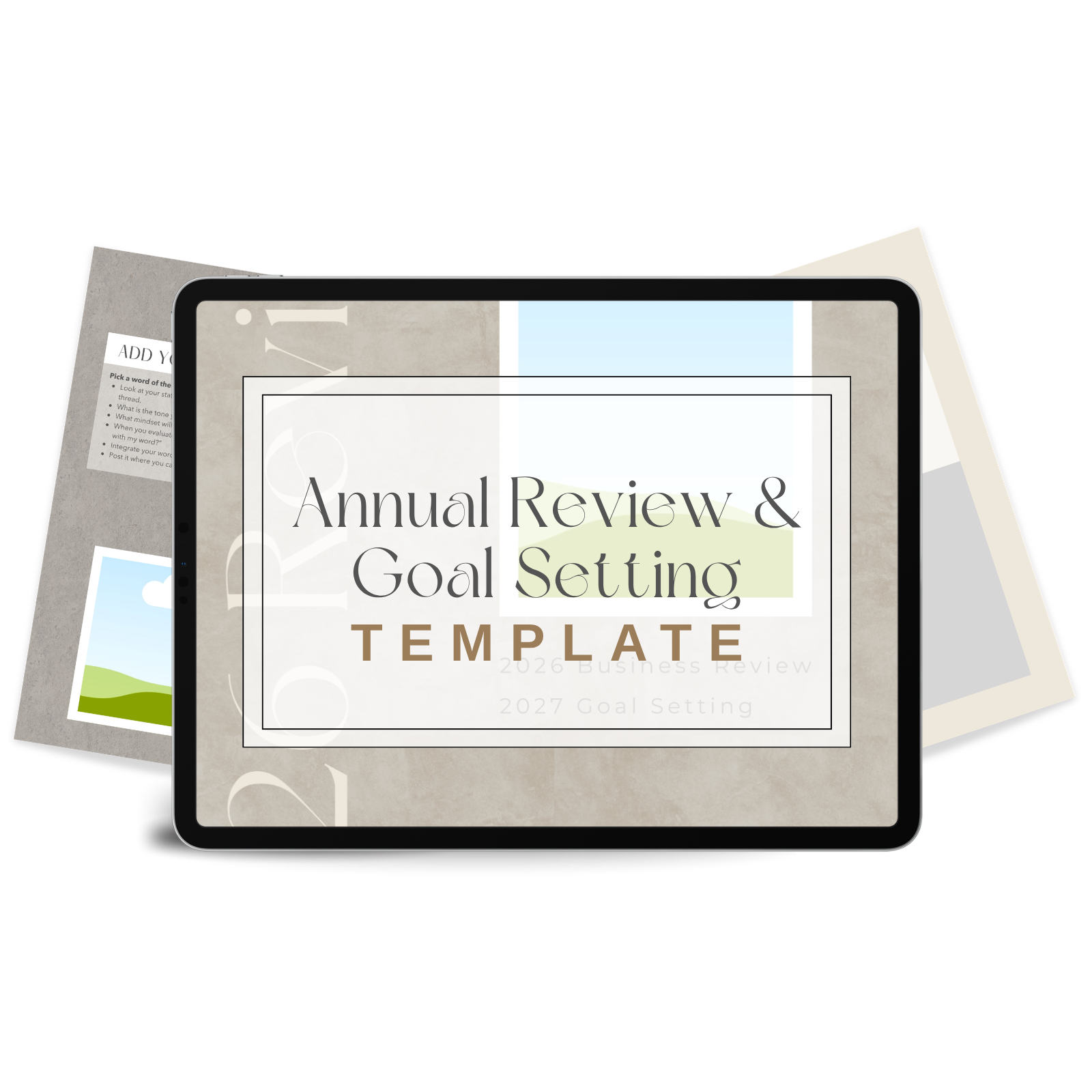 Annual Business Review &amp; Goal Setting Template