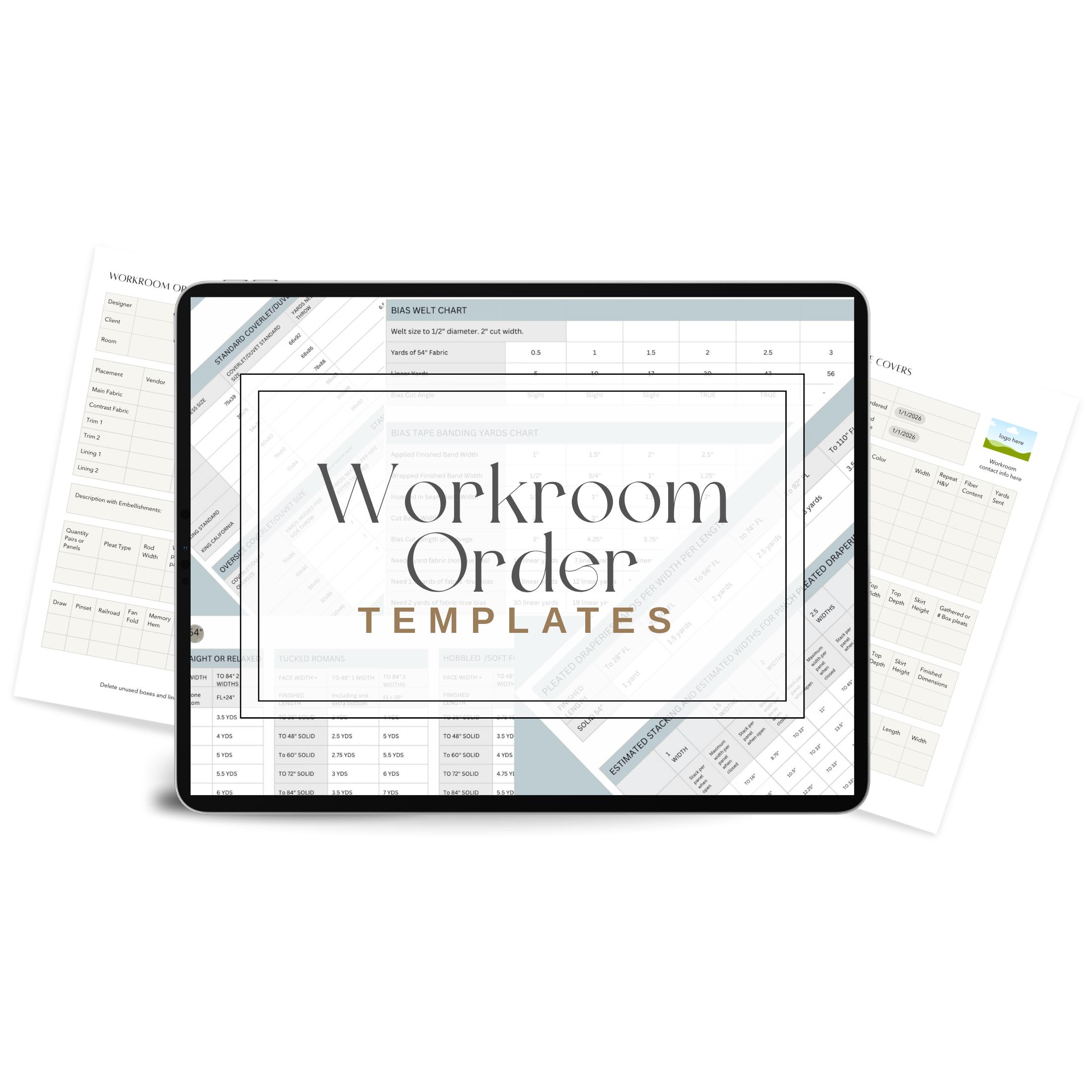 Workroom Order Templates