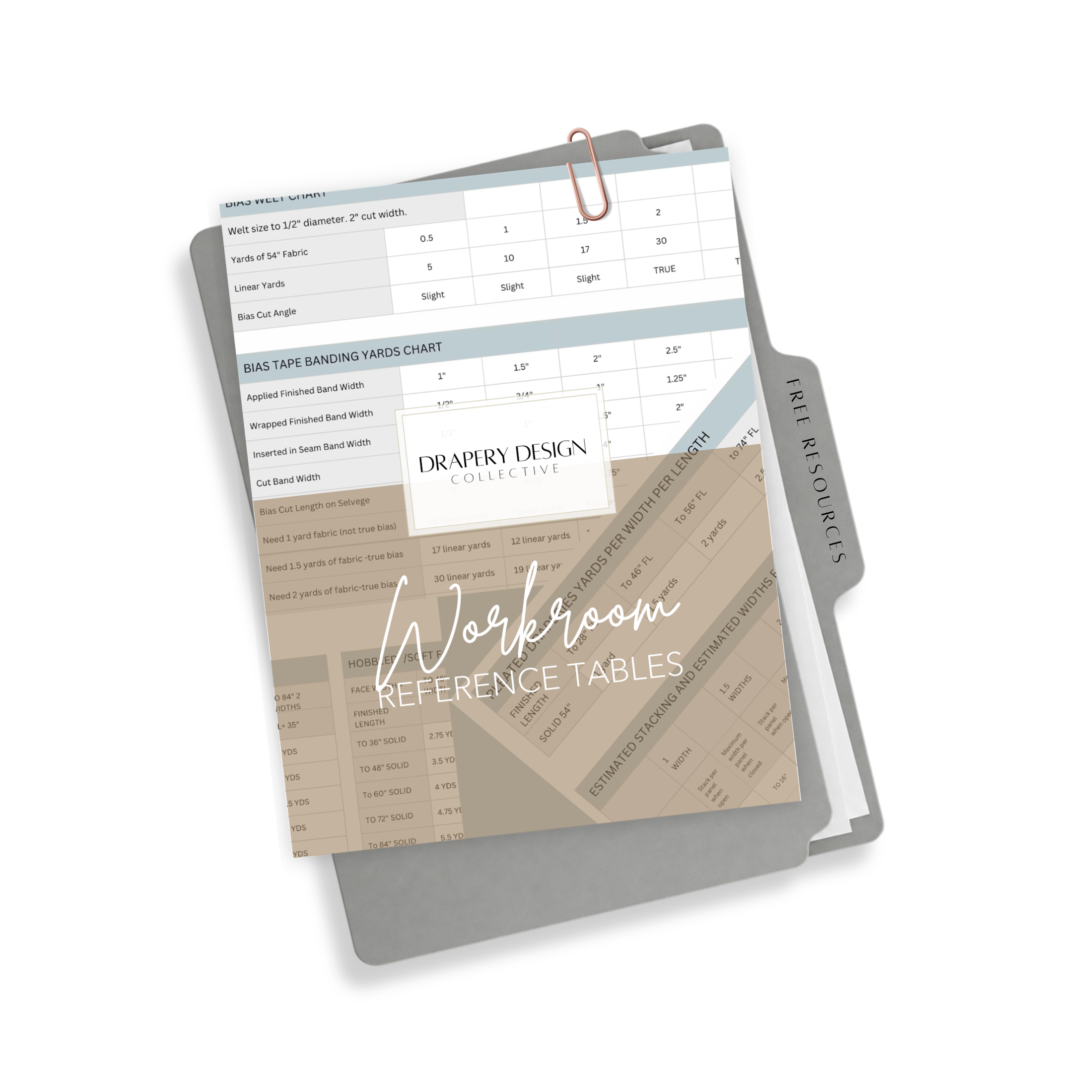 Workroom Reference Tables