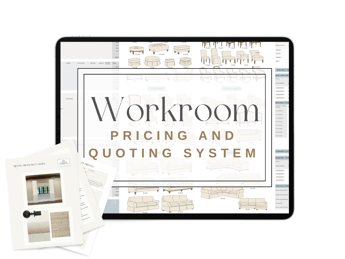 The Workroom Pricing & Quoting System