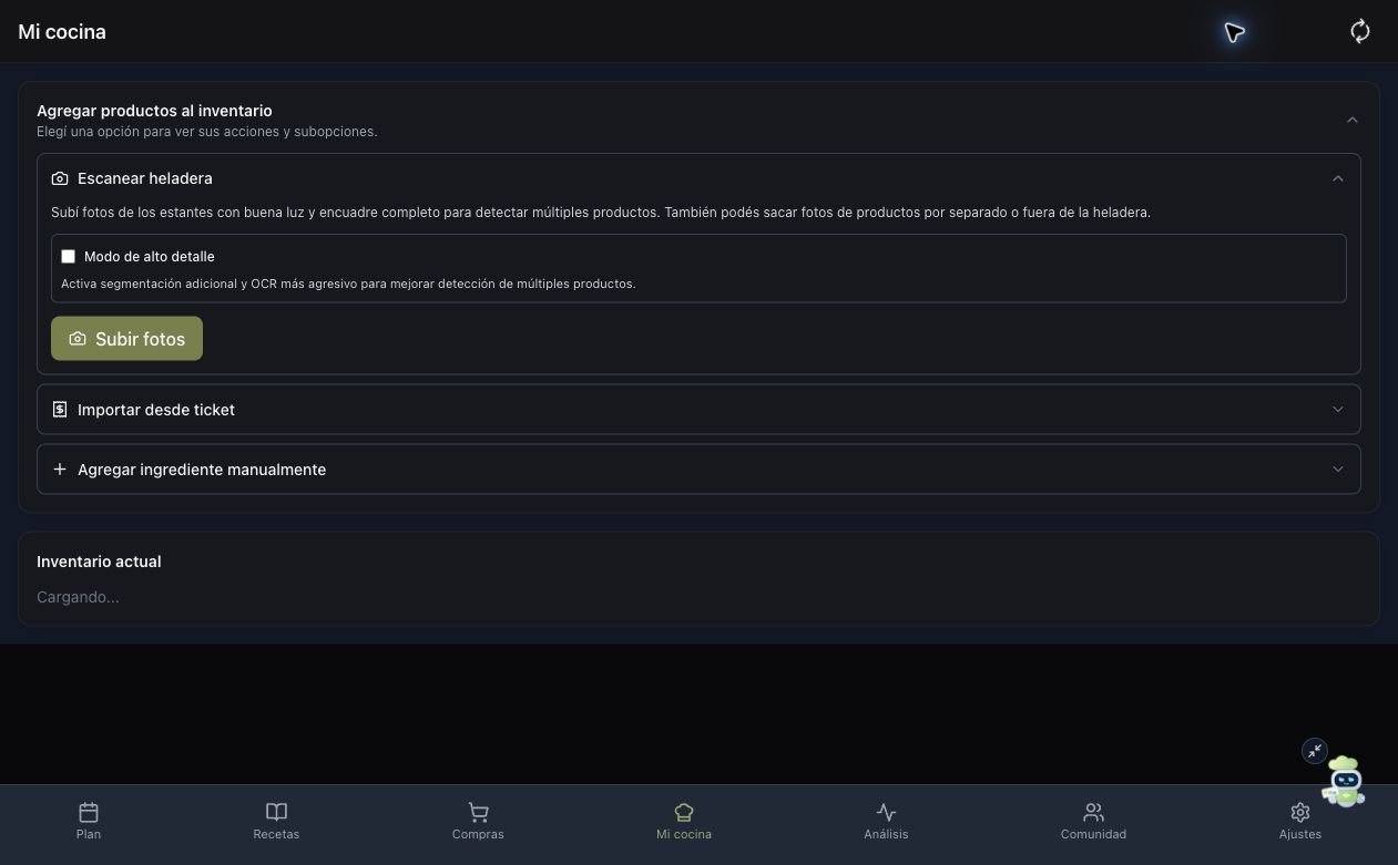 Mi cocina: cómo usar inventario, heladera y tickets para comprar mejor