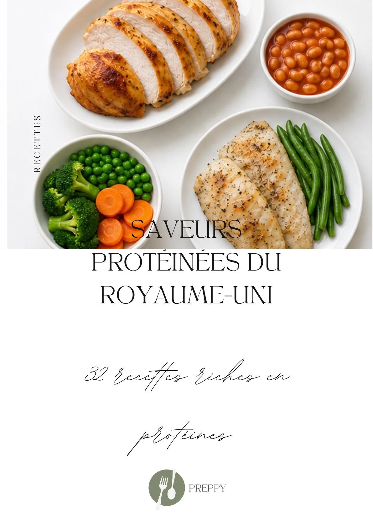 Recetario Reino Unido Riche en protéines (Français)