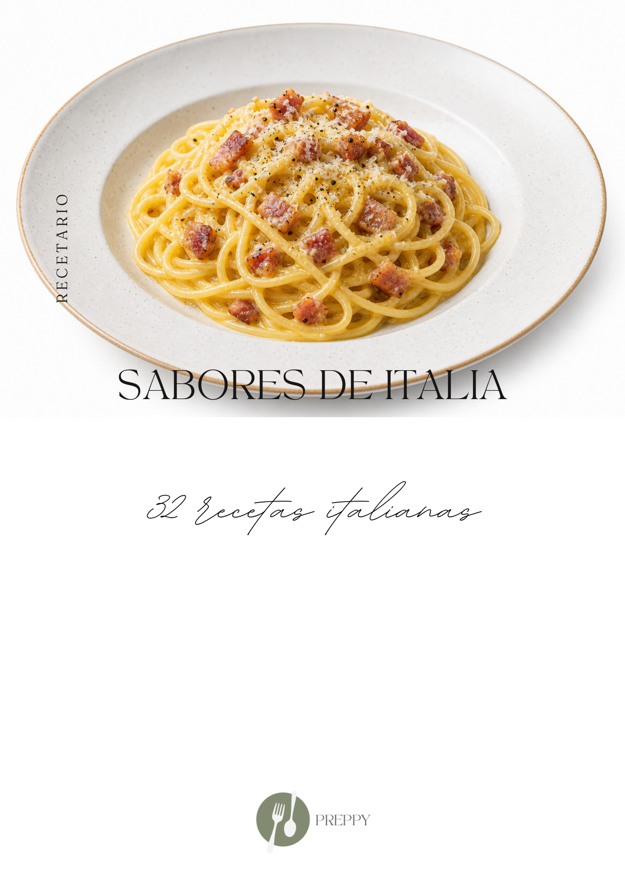 Recetario Italia Comidas tradicionales (Español)