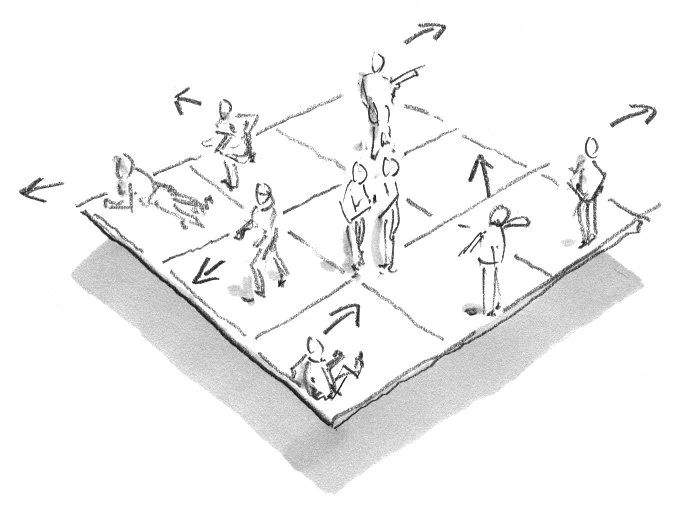 not aligned, different views, inconsistent