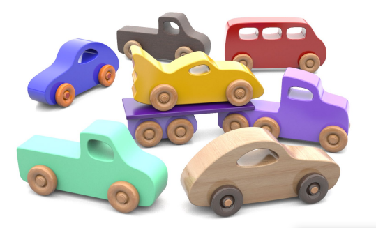 Simple Cars Toy Set
