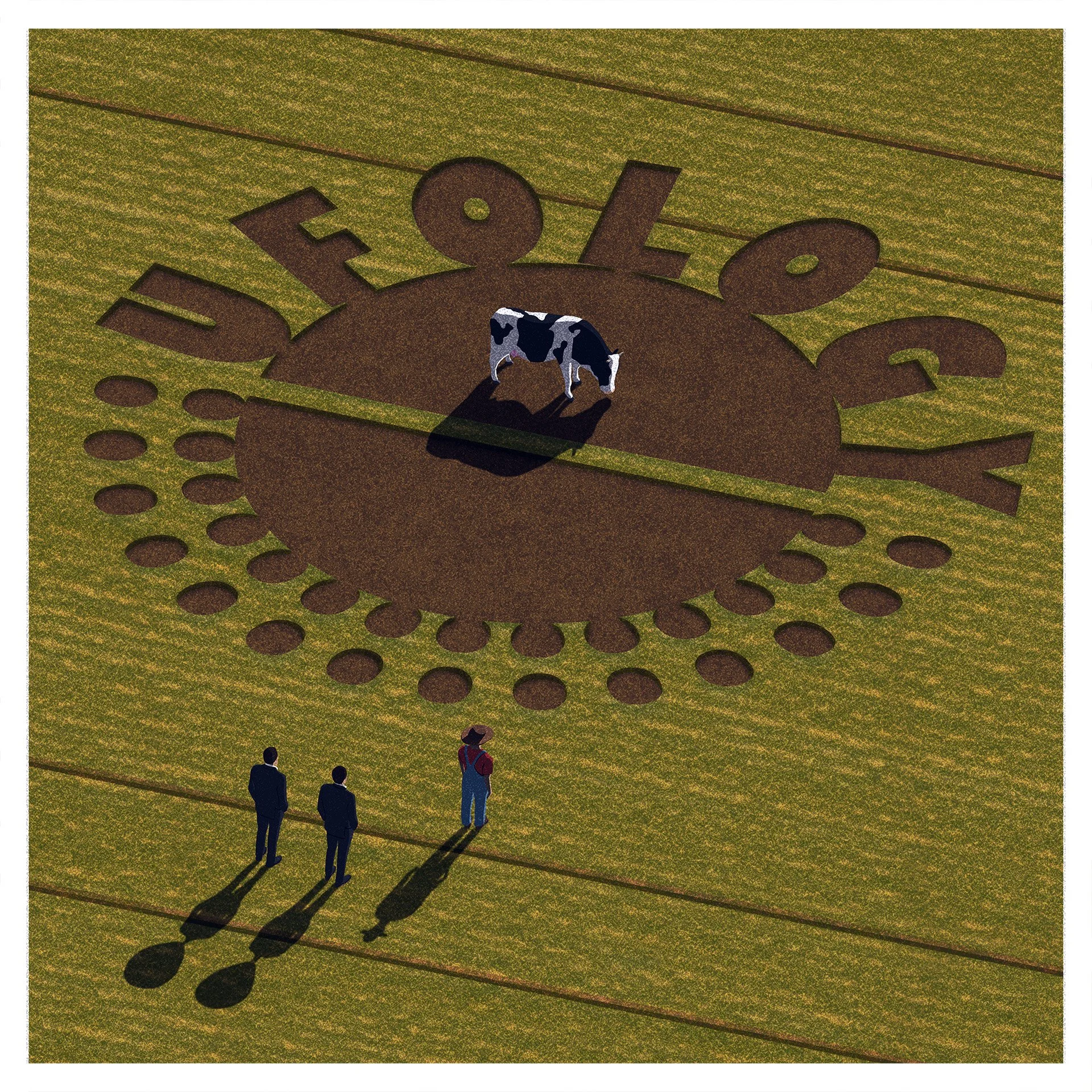 Sticker design for band Ufology