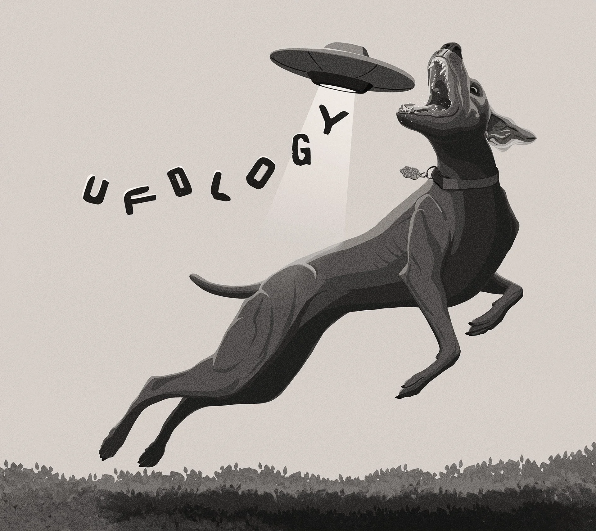 Sticker design for band Ufology