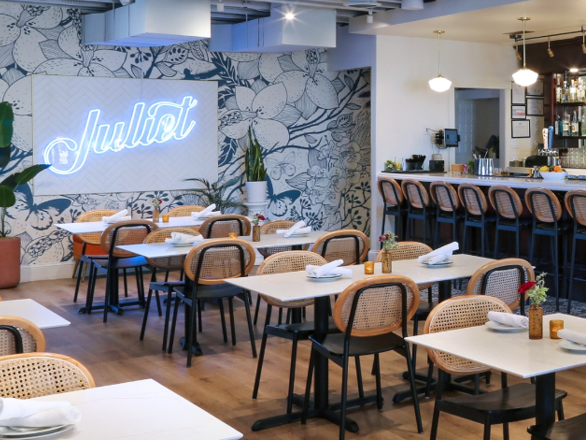 Thinscape tables at Juliet in Central Texas