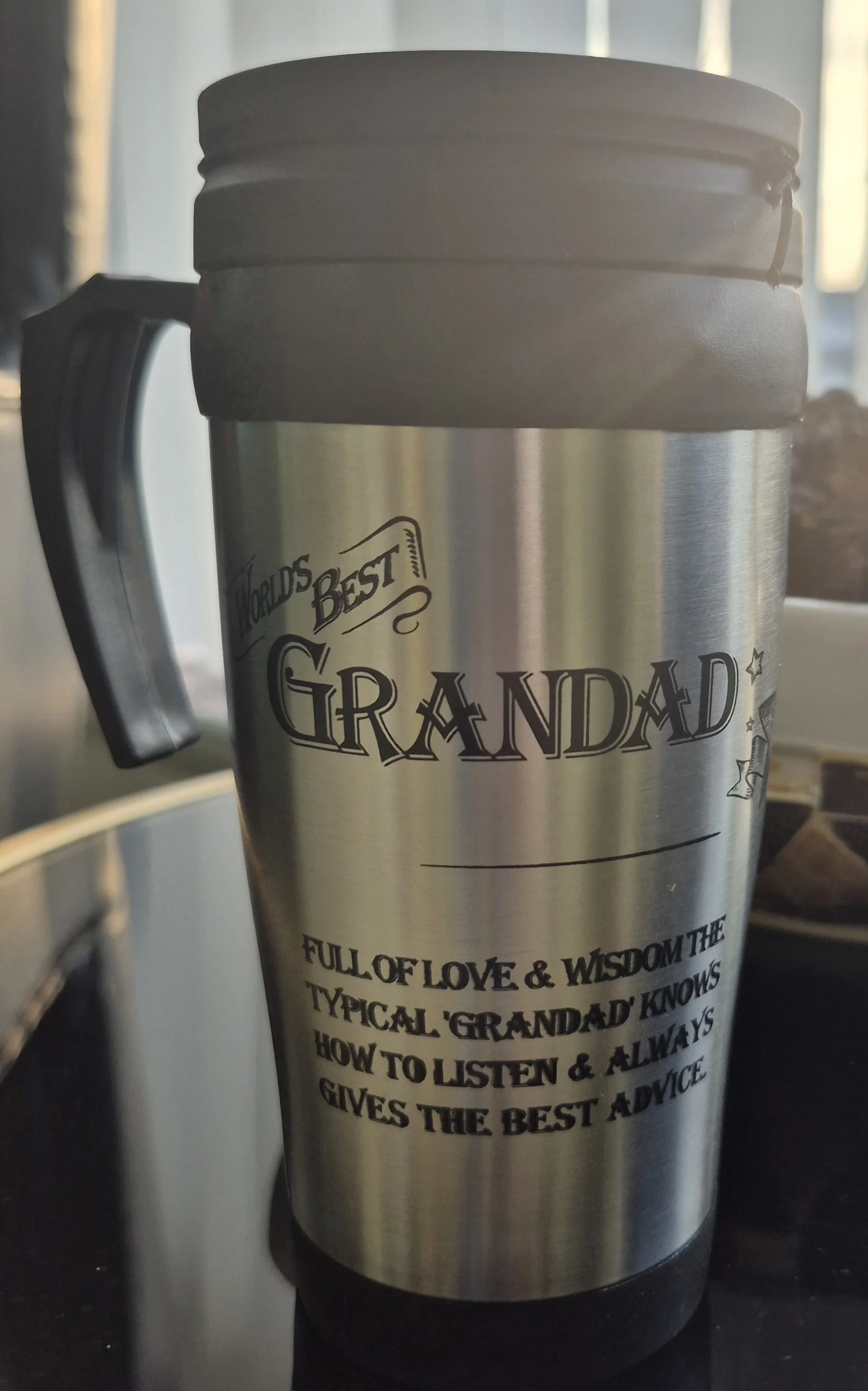 World's Best Grandad/Dad Travel Thermos