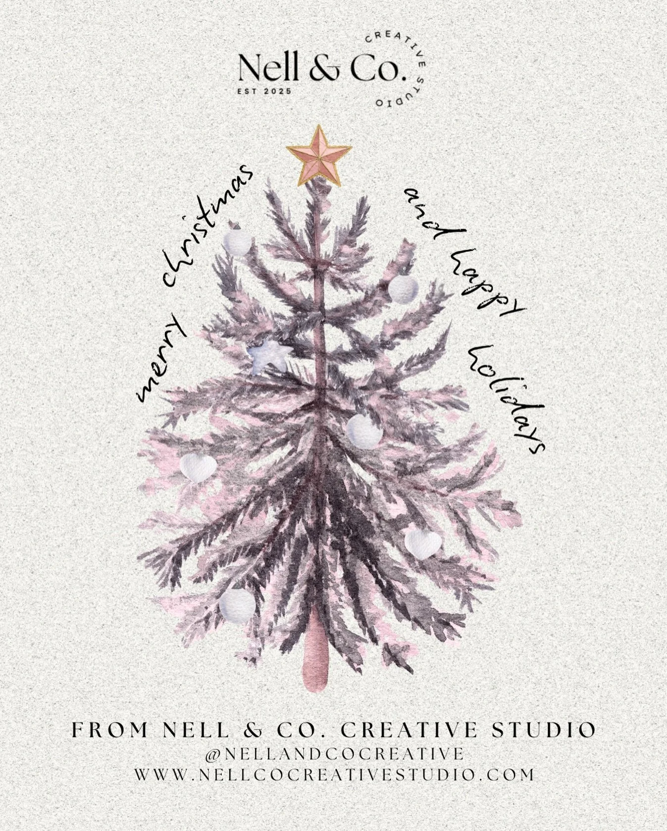 from our studio to you &mdash; 
so grateful for the people, projects, and stories that shaped this year.
wishing you a merry christmas and warm holidays 🤍✨