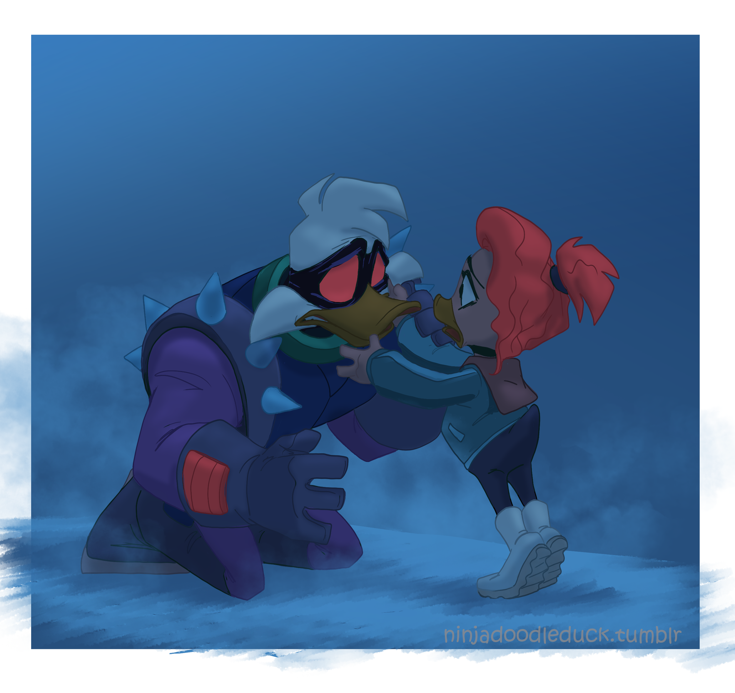 DarkWarrior and Gosalyn