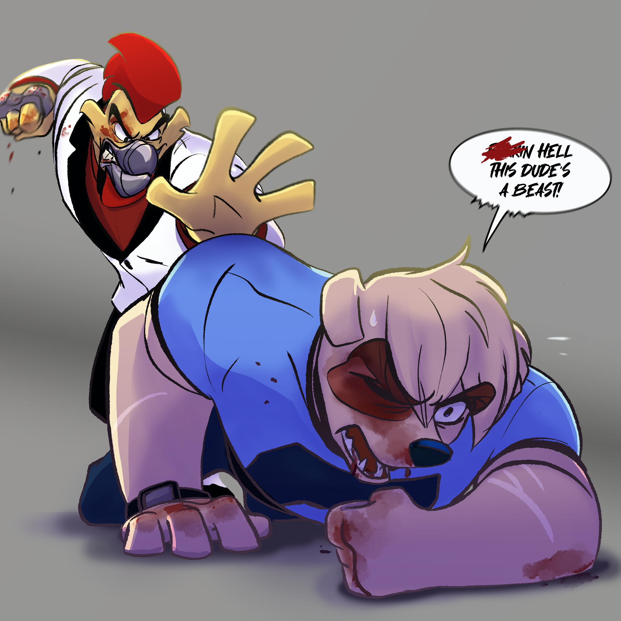 Bruiser vs Steelbeak