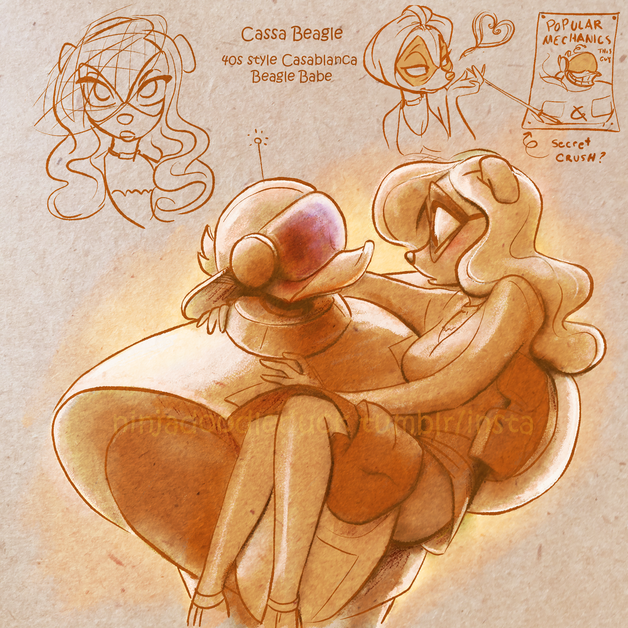 oc design with gizmoduck