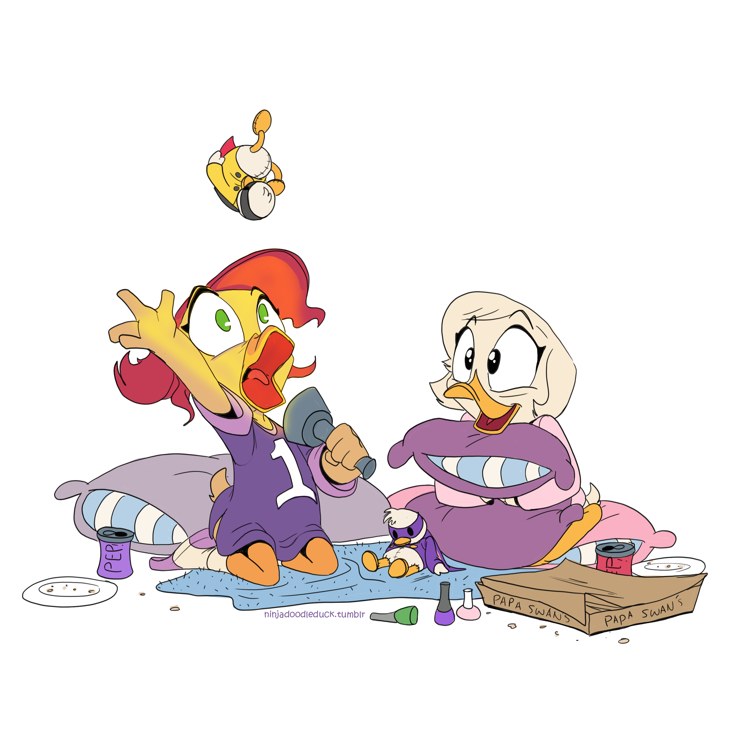 Gosalyn and Webby's first sleepover