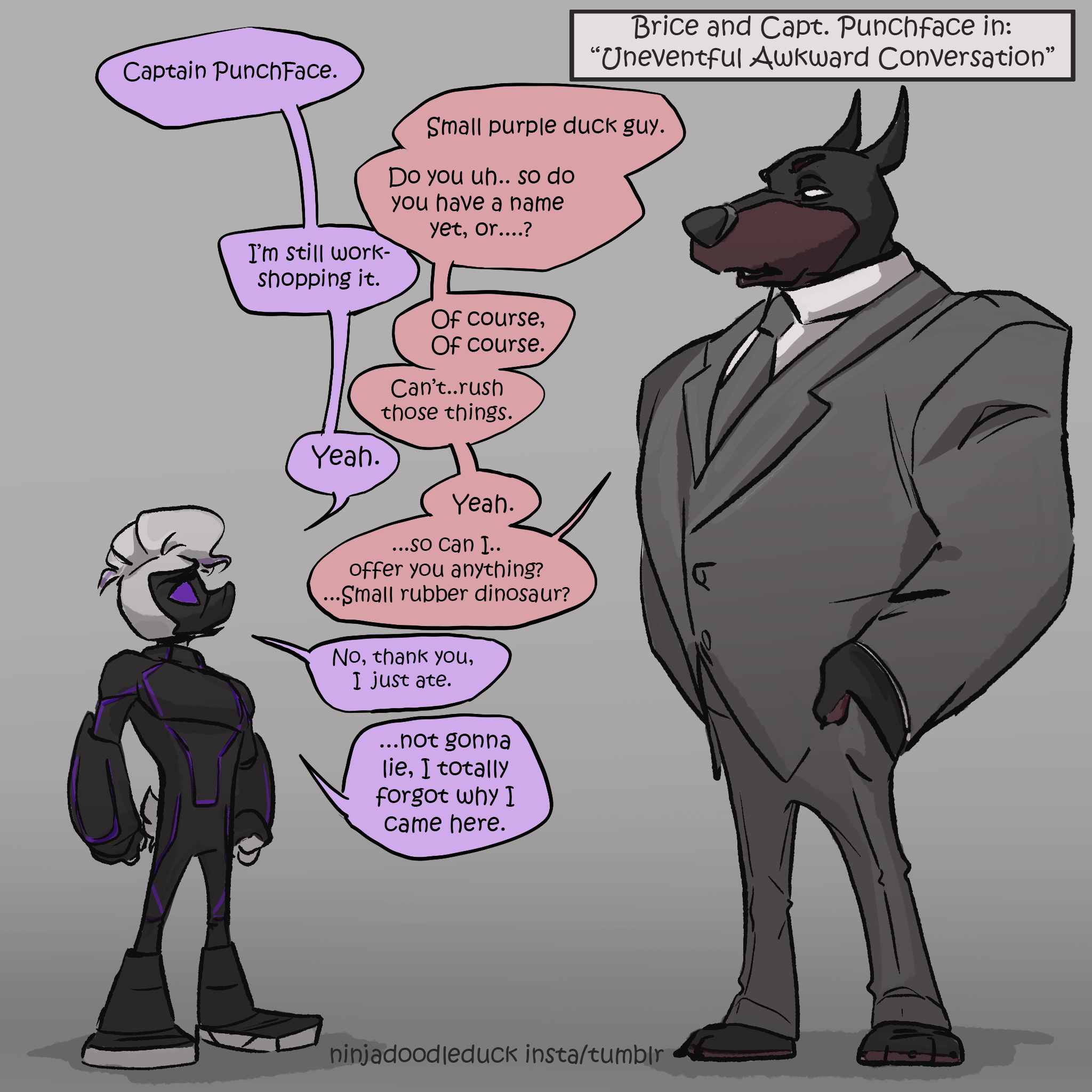 Brice confronts Captain Punchface