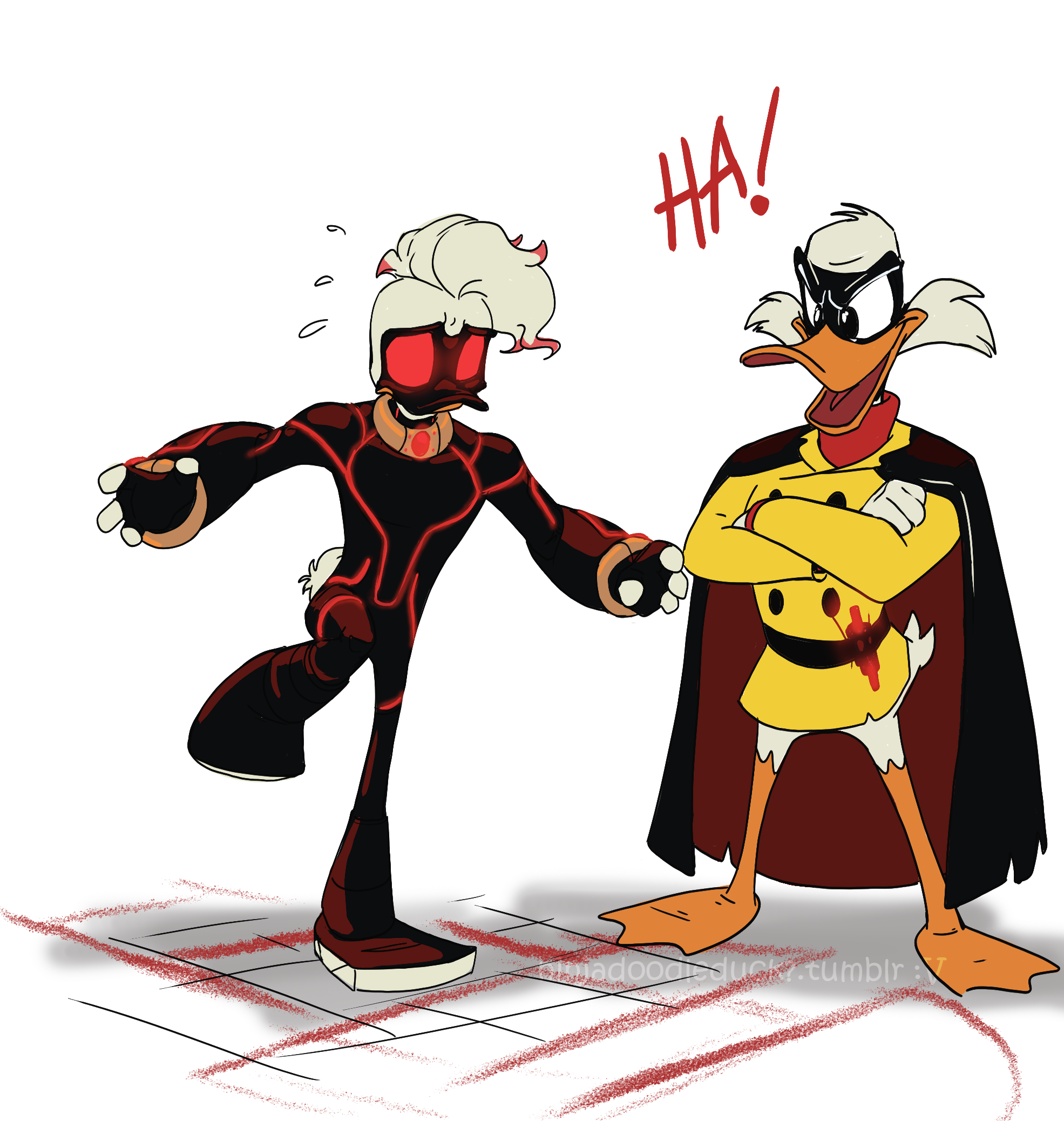Negaduck gets control of Brice