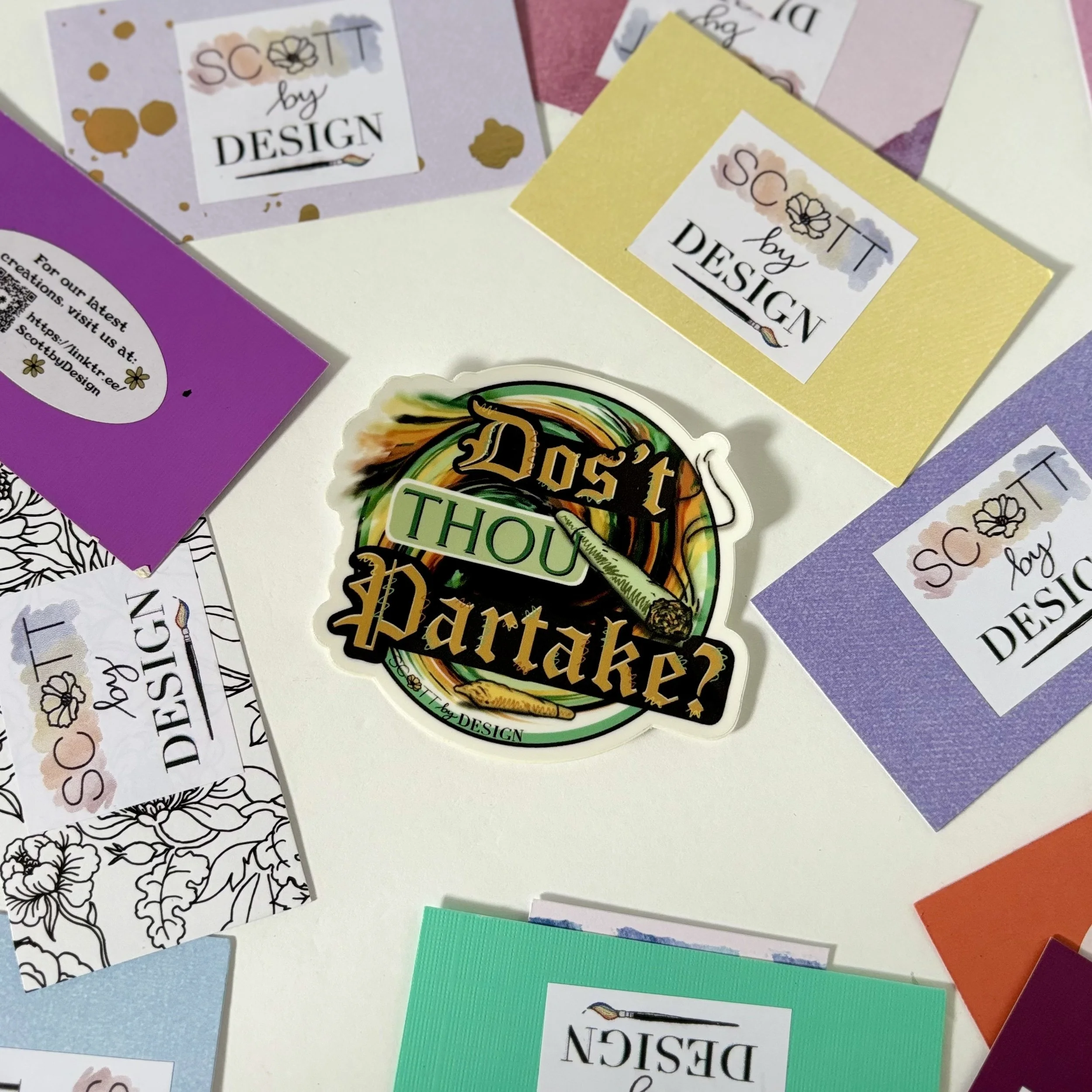 Dos't Thou Partake? - Sticker
