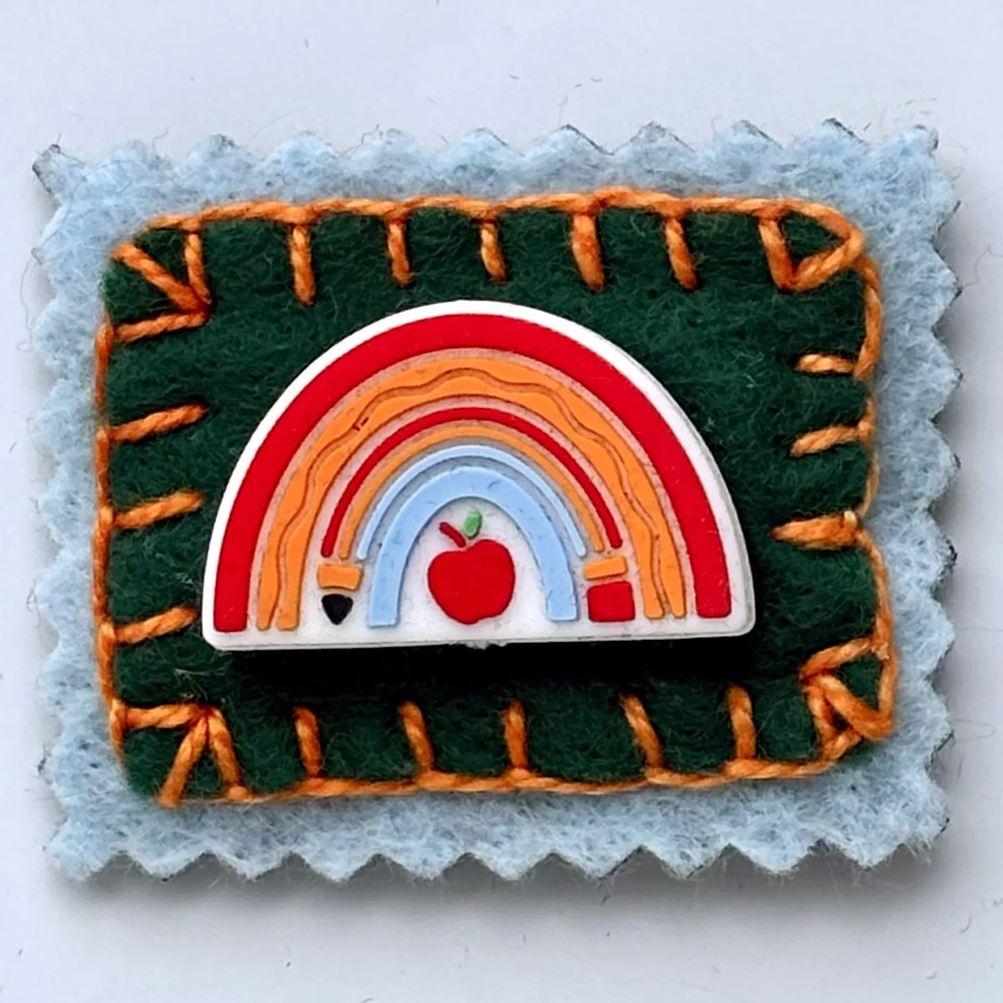 Pencil Rainbow Felt Magnet