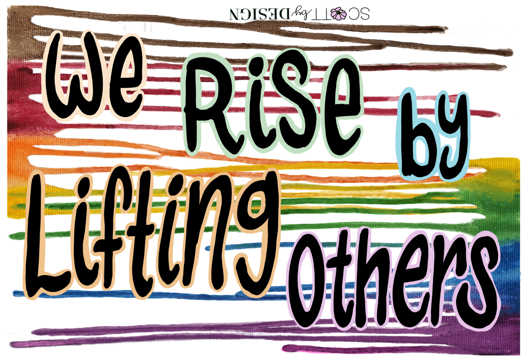 Drip sticker pack. We rise by lifting others.png