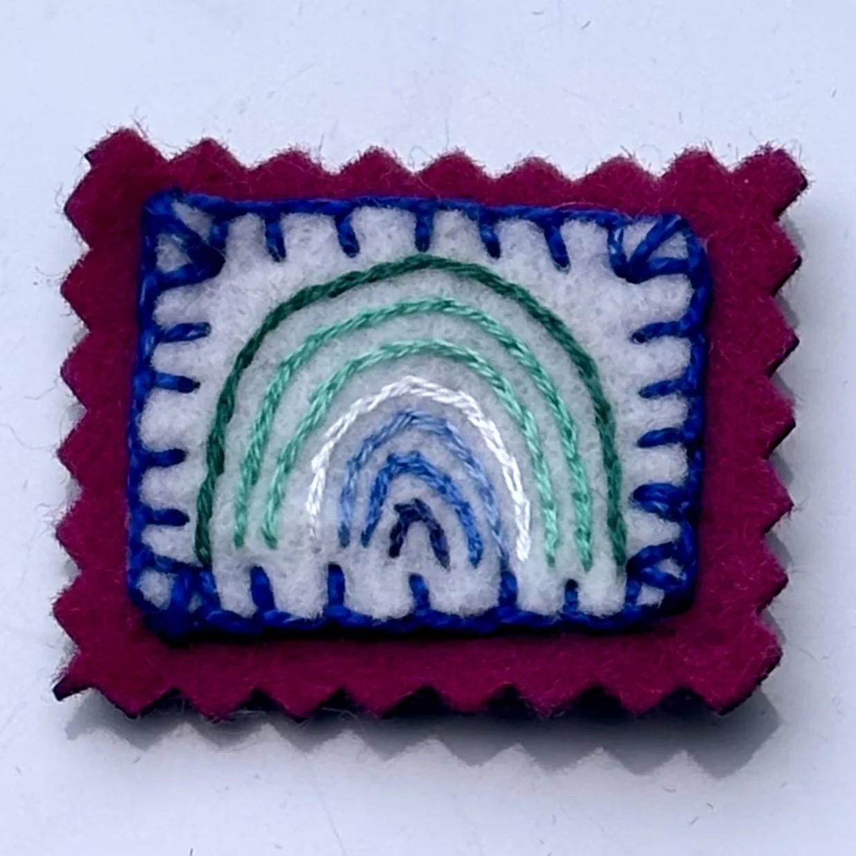 Felt Magnet - Gay Pride Rainbow (MLM Flag) Version 2