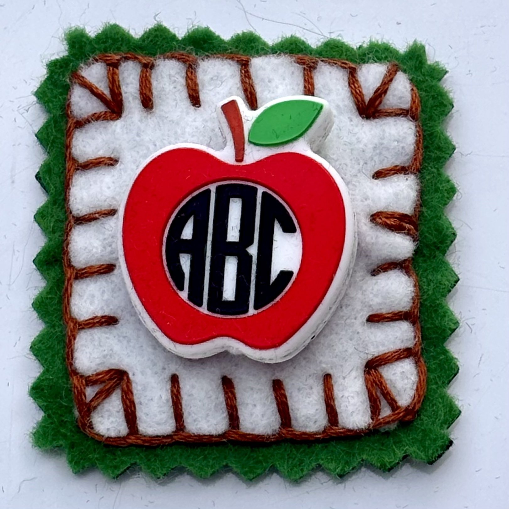 Felt Magnet - ABC Teacher Apple