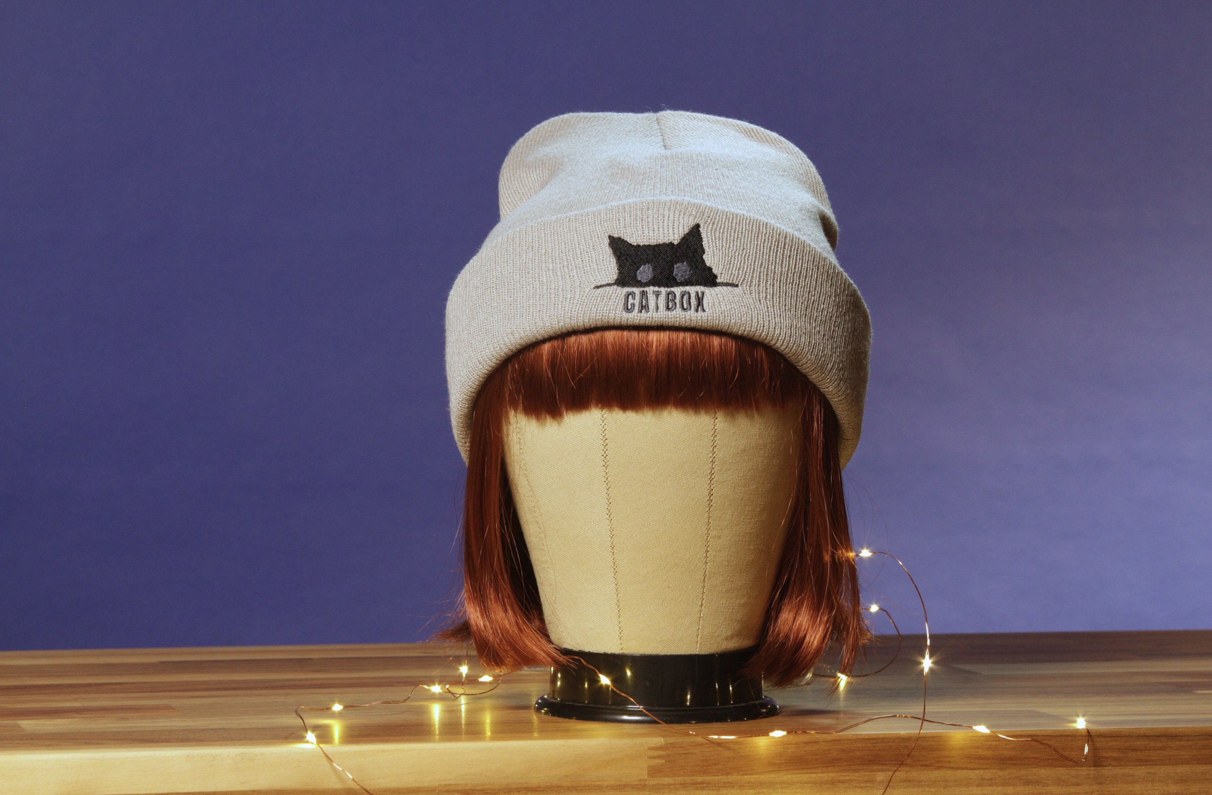 CatBox Beanie - Logo Grey