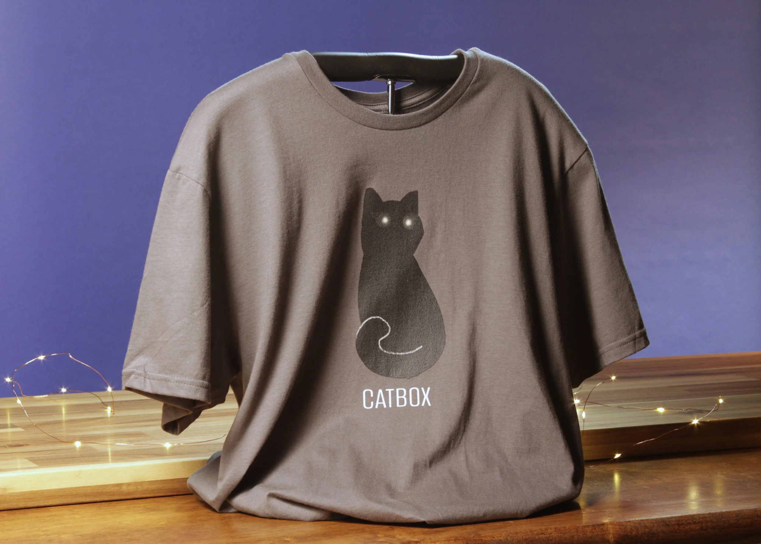CatBox - Cat Logo Tee - Grey