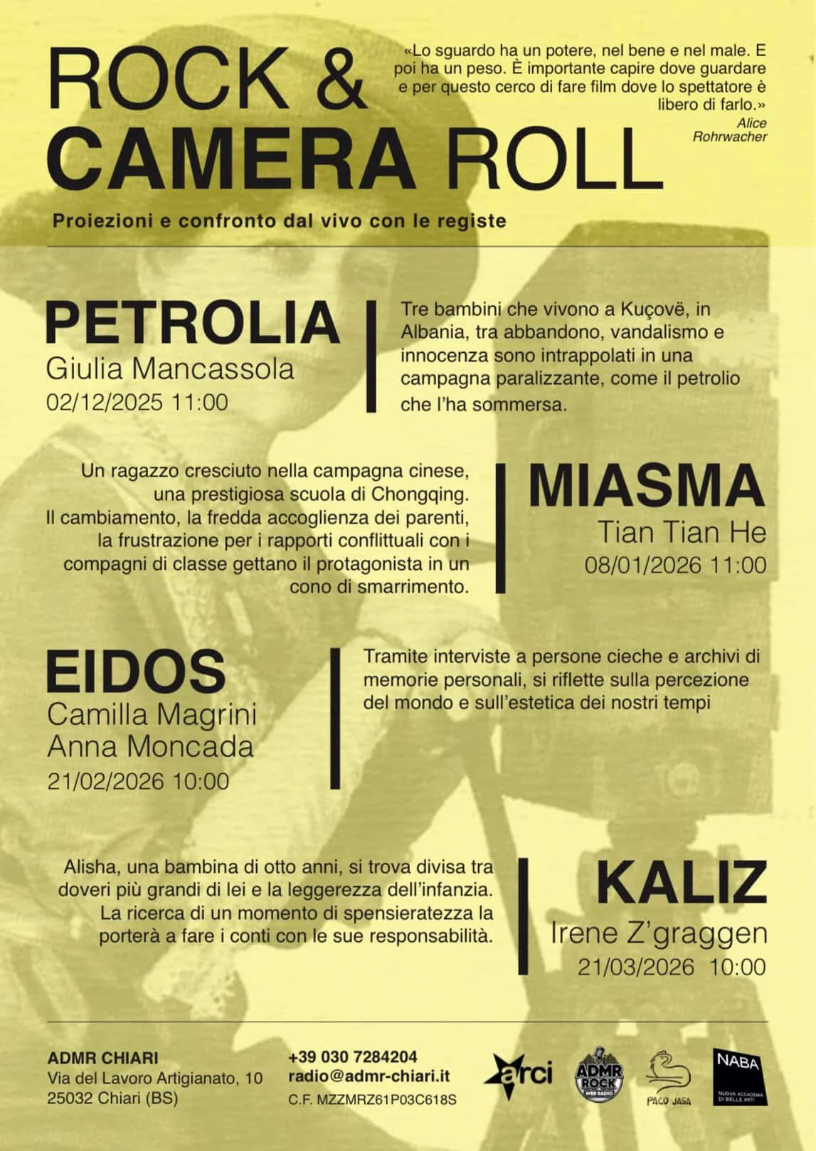 ROCK &amp; CAMERA ROLL