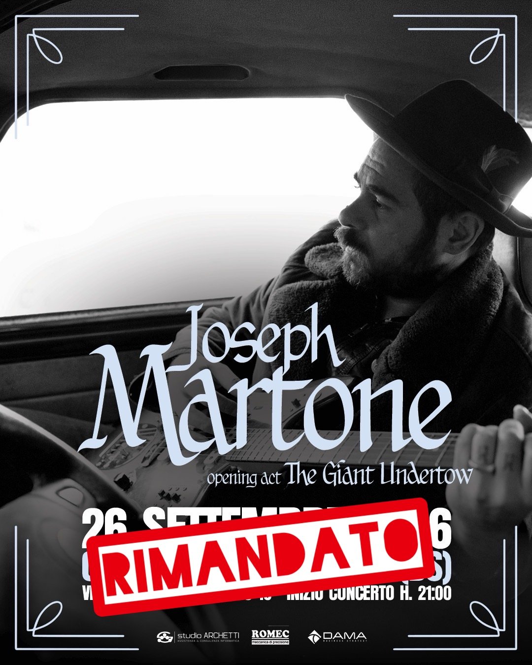 Joseph Martone Band (opening The Giant Undertow)