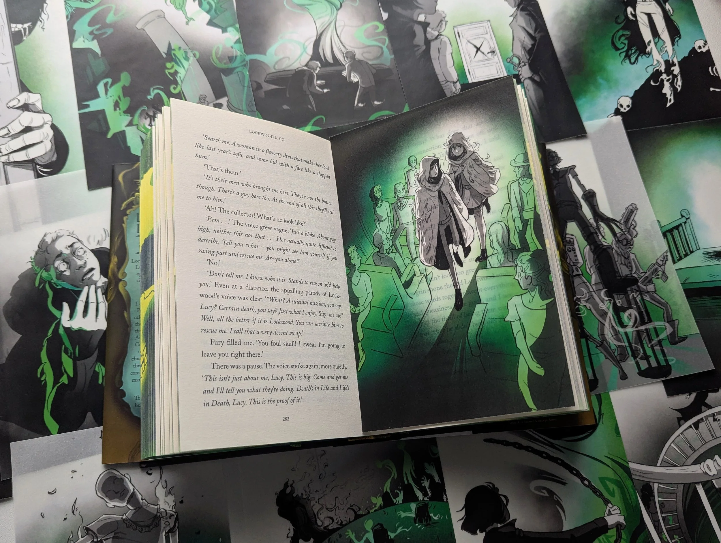 Product photo showcasing the page overlays for the LitPins special edition of Lockwood & Co. 