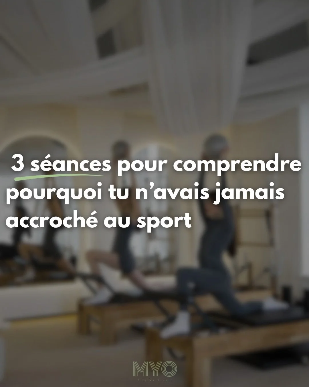 Le changement vient de la r&eacute;gularit&eacute;.
Chez @myopilates.fr , on te donne l&rsquo;habitude 😉

#reformerstudio #Pilates #reformer